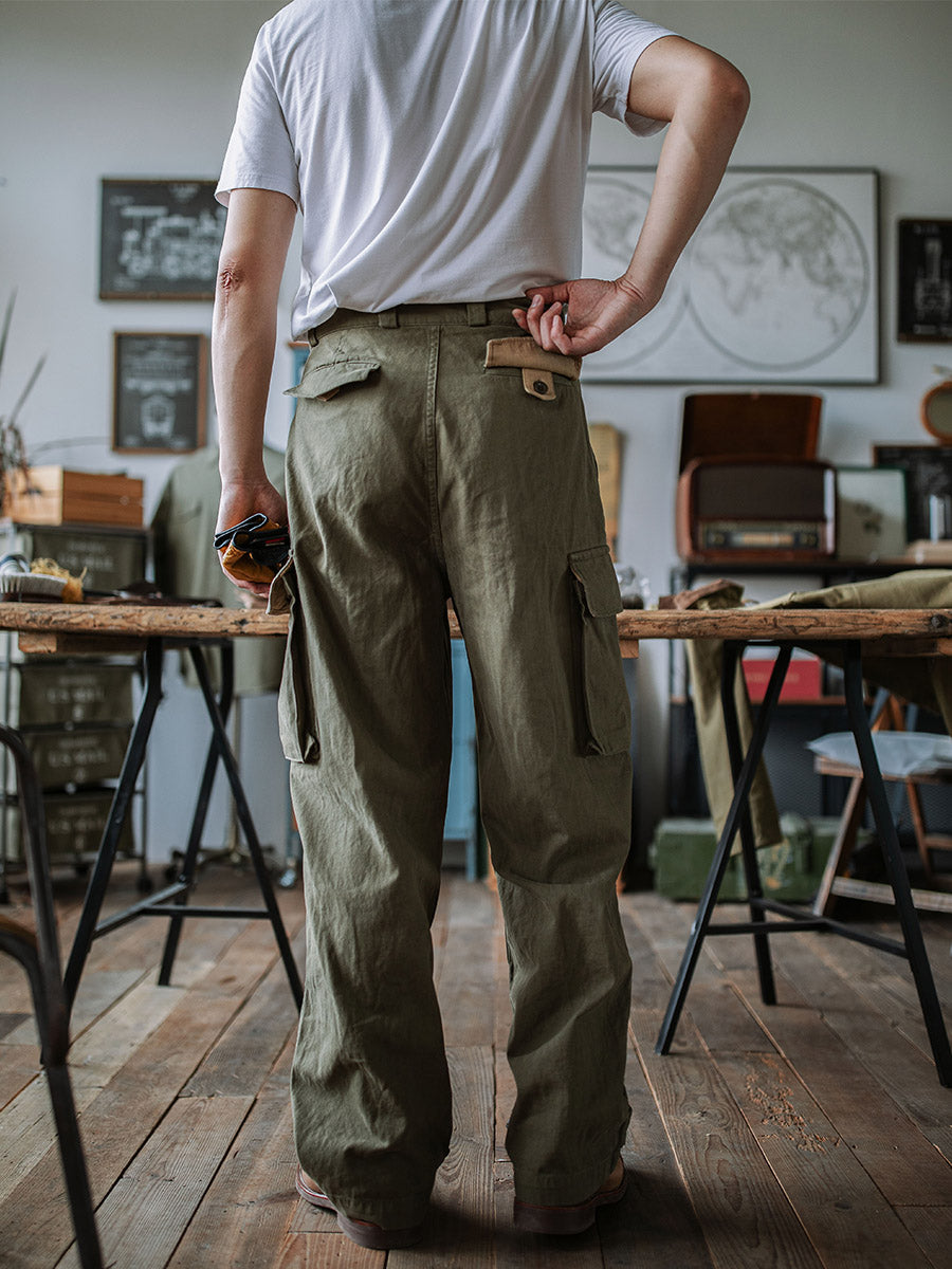 Ibrahim – Armee Hose M-47 Aus Fischgräten Twill
