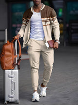 Franklin - Stilvolles Jogging-Set für Herren in Beige