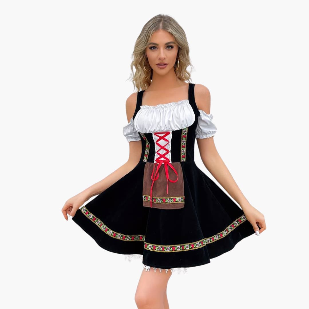 Kurzes Dirndl Kostüm für Damen - Oktoberfest 2025