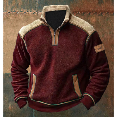 Marco | Fleece Pullover mit Reißverschluss