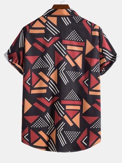 Shirt mit geometrischem Druck