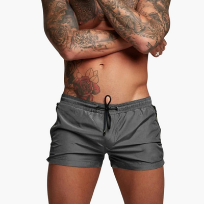 Schnelltrocknende Shorts - für Herren mit Stretch & Zipper