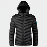 Jaxton - Gefütterte Winterjacke für Männer in Schwarz