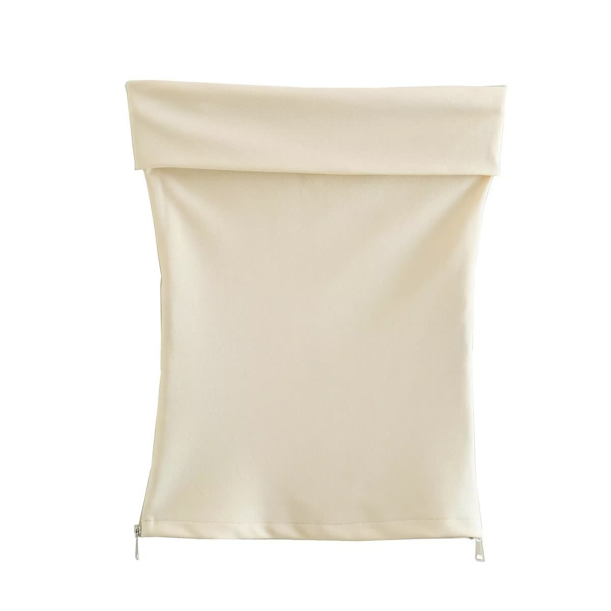 Celandine - Modisches figurbetontes Schlauch-Top mit Reißverschluss