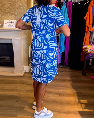 Natalie® | Kleid mit V-Ausschnitt.