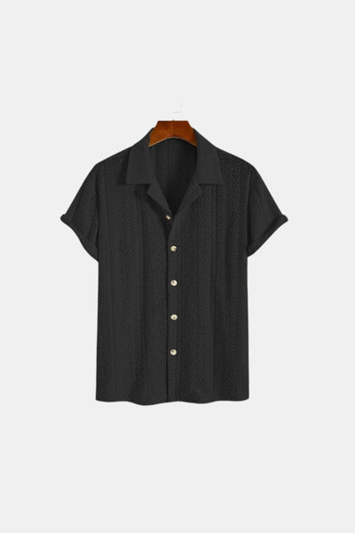 Luftiges Häkelhemd mit Kurzarm