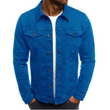 Casual Herren Denim Jacke - Mason in Blau