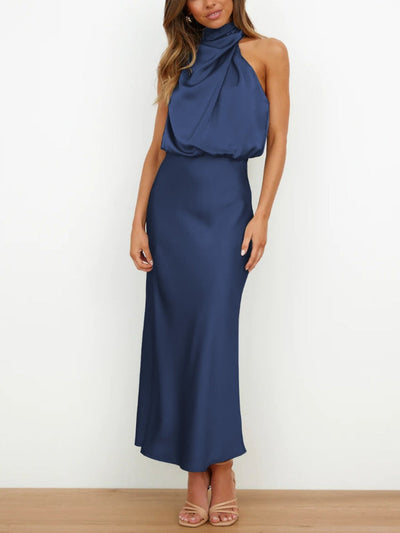 Jonvy - Fleck Seide Damen Kleid