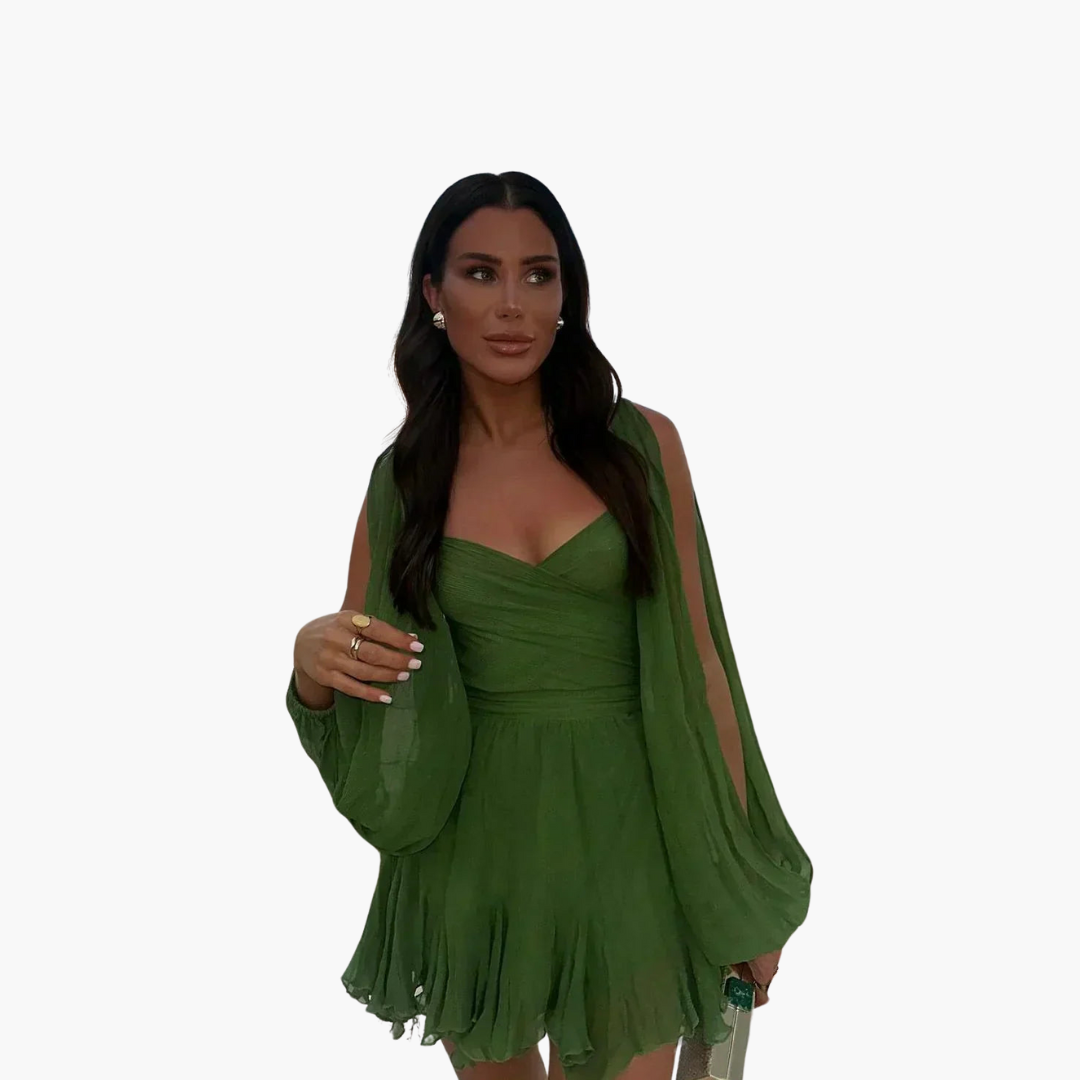 Hanna | Mini-Kleid mit Ballonärmeln