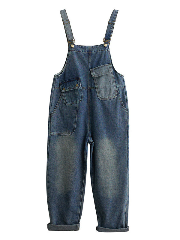 BERNADETTE - SCHLABBER-JUMPSUIT AUS DENIM