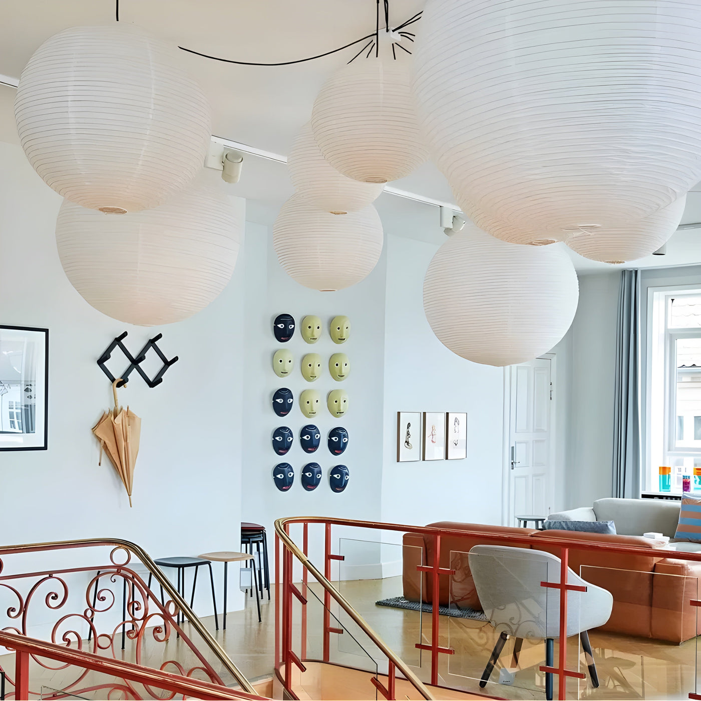 LumenAura Light – Minimalistische Japanische Hängelampe