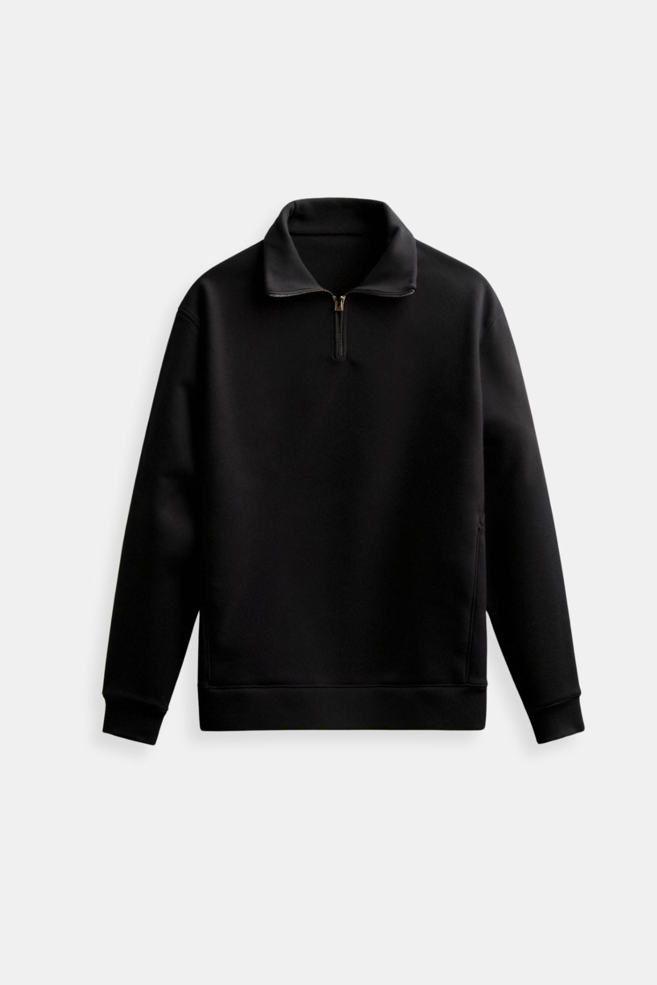 Minimalistischer Fleece-Pullover mit Reißverschluss – Wärme & Stil vereint