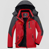 Febous - Trendige Winterjacke für Herren in Rot