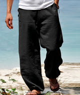Theo - Hose Herren - für sonnige Outdoor-Spaziergänge in Schwarz