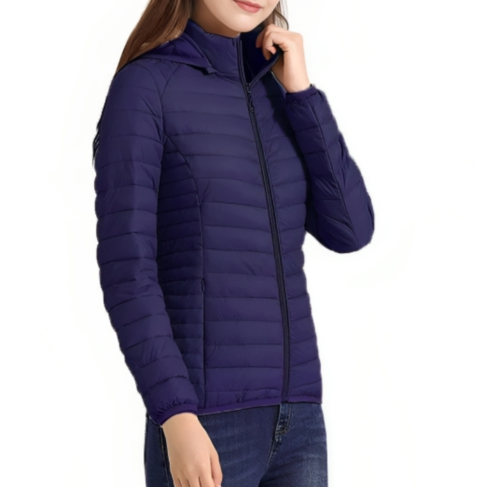 Pufferjacke mit Kapuze für Frauen für den Winter
