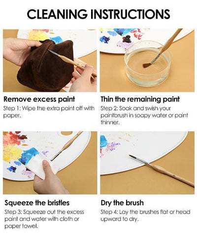 MiniStrich™ Hochwertige Synthetische Feinpinsel