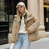 Roslyn | Übergroße Jacke in Khaki
