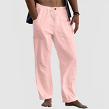 Jovan - Bequeme Sommerhose für Herren mit Kordelzug in Rosa