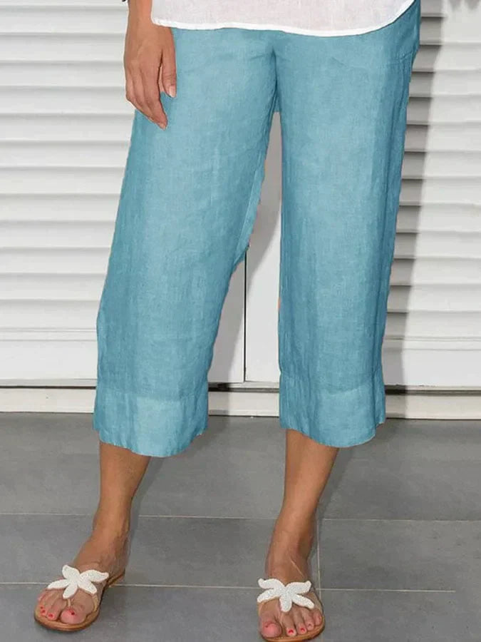 Wanda - Leinenhose Damen Sommer
