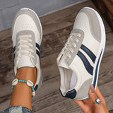 Eirene - Freizeit-Sneaker zum Schnüren in Beige