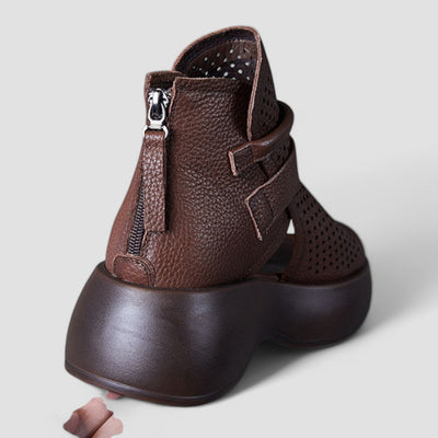 Eden | Vintage-Plateausandalen