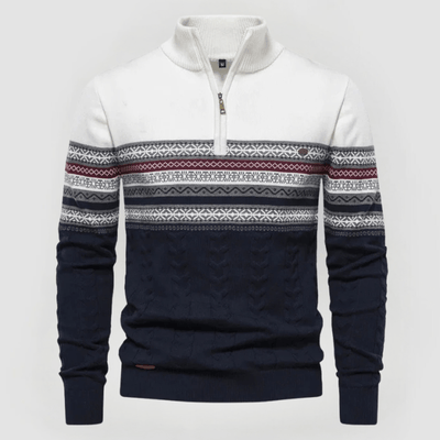 FINN - PULLOVER MIT HALBEM REISSVERSCHLUSS