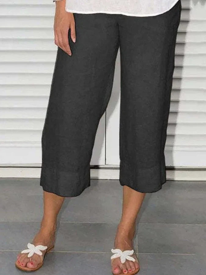 Wanda - Leinenhose Damen Sommer