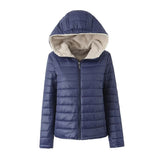 Gesteppte Pufferjacke für Frauen - Sofiane in Marineblau