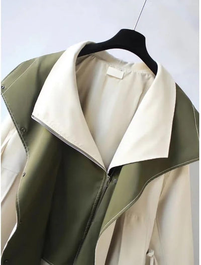 Jamaica - Grüner Eleganter Trenchcoat