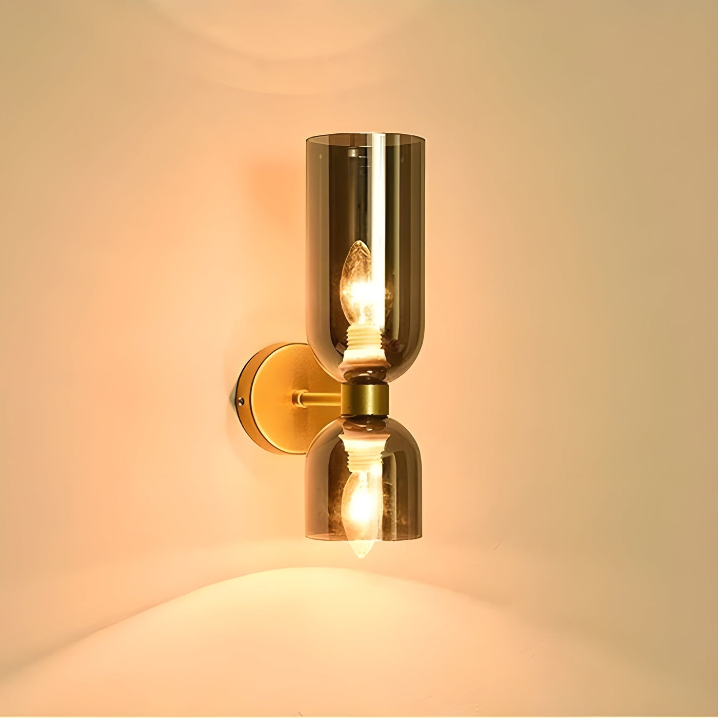 GlaciaGlow Light – Nordische Doppelkopf-LED-Wandleuchte