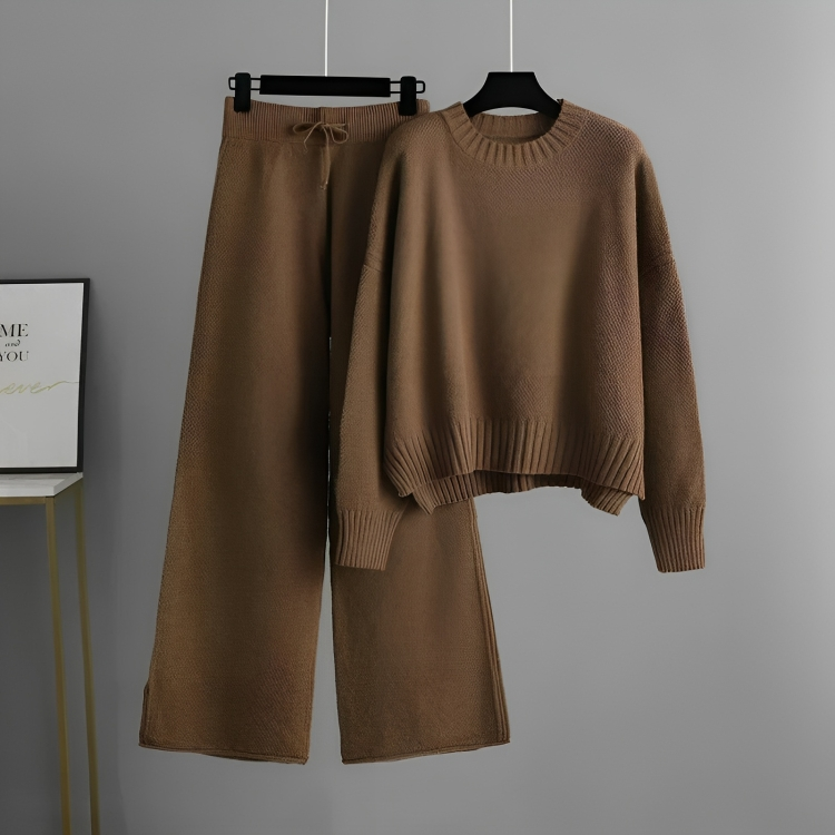 Modische Pullover- und Hosensets für Frauen