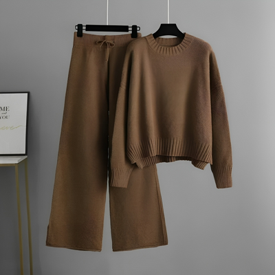 Modische Pullover- und Hosensets für Frauen