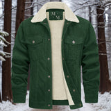 Heinruch | Warme und hochwertige Cordjacke für Herren in Vert