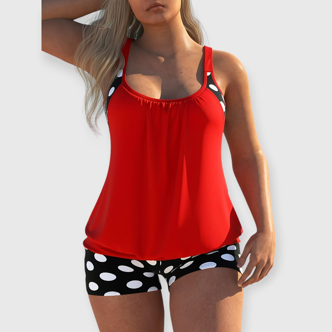 Giselle | Charmanter Punkte Tankini