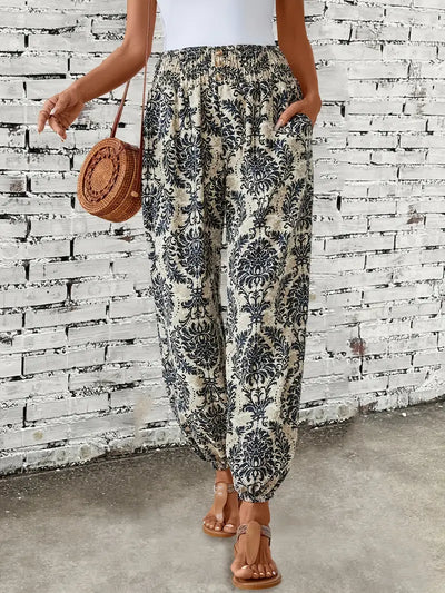 Hange – Boho-Hose mit hoher Taille