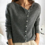 GrößeTobey | Schlichter langärmeliger Pullover in Grau