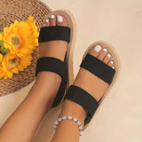 Rideza-Orthopädische Sommersandalen für Frauen in Schwarz