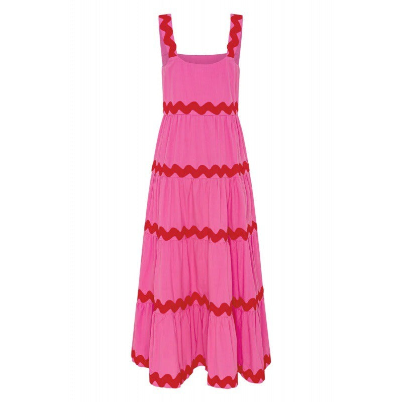 Kiara - Midi-Schwungkleid mit Rüschen
