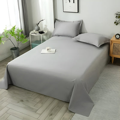 DoubleDream Bedding - Modernes Baumwoll-Flachbettlaken