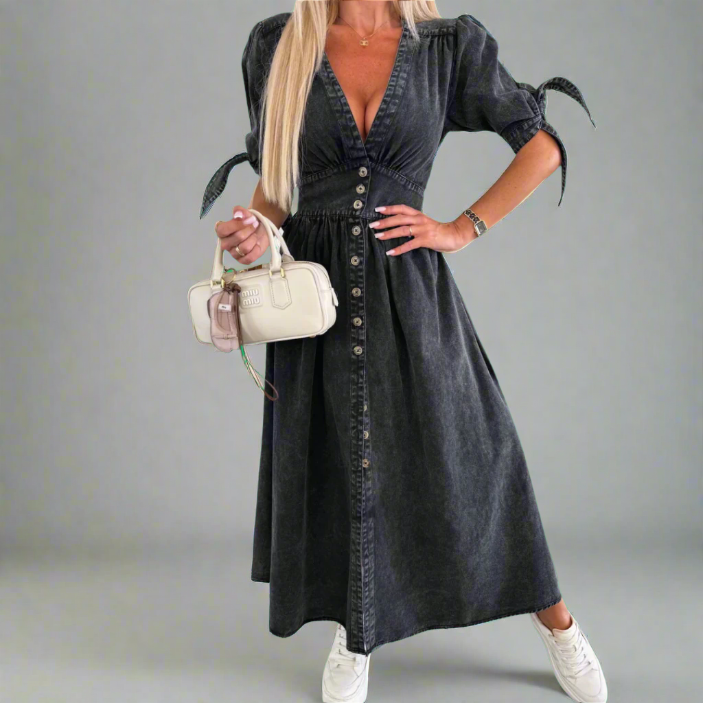 Herlinde | Leichtes Midikleid für Frauen