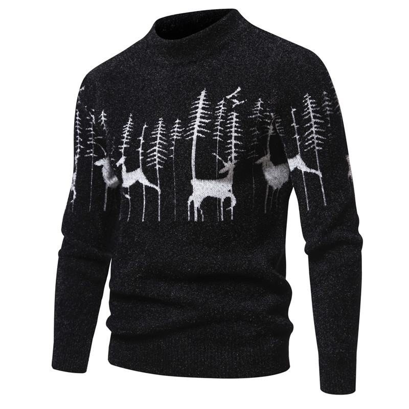 Premium Herren Pullover im Weihnachts Look