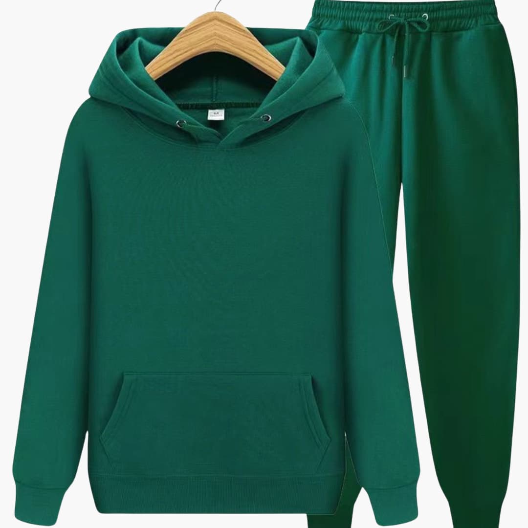 Herren Jogginganzug mit Kapuzenpullover und Bündchenhose