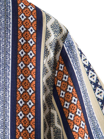 Shirt mit geometrischem Ethnomuster