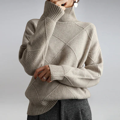 Eleganter Rollkragenpullover