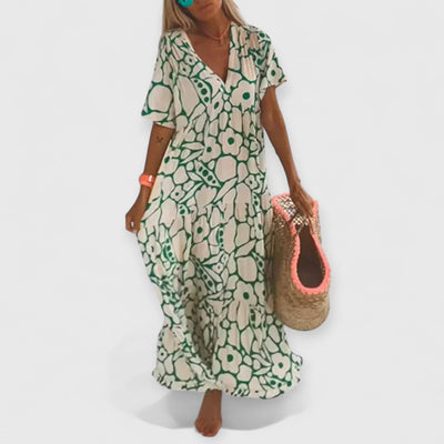 Christine | Sommerkleid Premium Blumenmuster