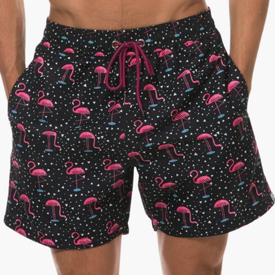 Badeshorts mit Innenslip - Herren Schwimmshorts schnell trocknend