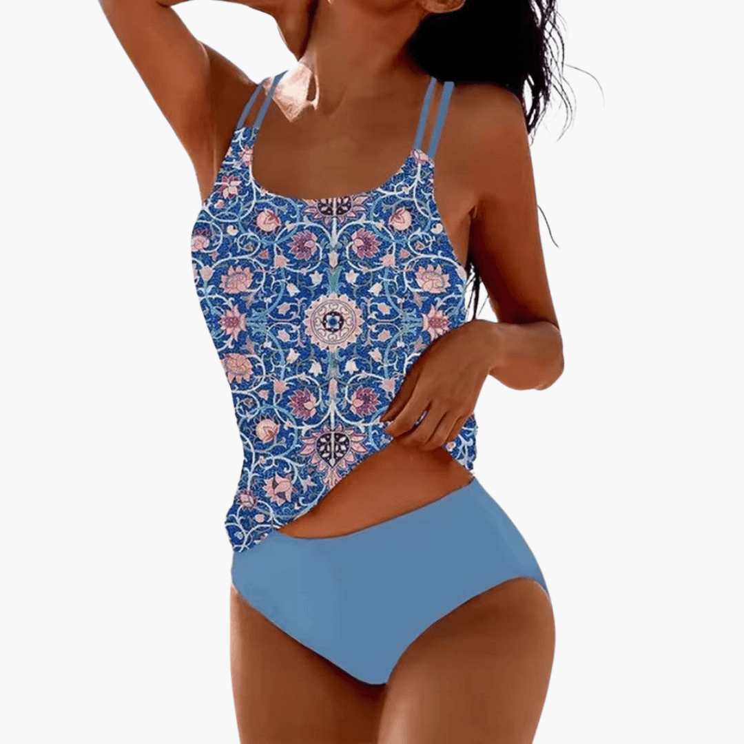 Badeanzug Einteiler Damen mit Mandala Muster für den Sommer