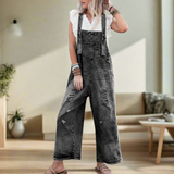 CARMELITA™ Verstellbarer Jumpsuit | Vintage Look Damen Outfit in Weltraumgrau