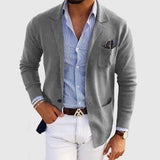 Manuel™ | Eleganter Herren Blazer in Hellgrau