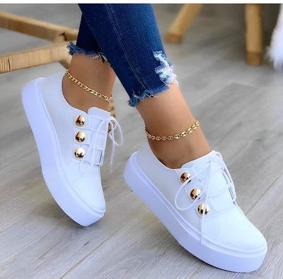 Alyssa – Plateau-Sneaker aus Canvas